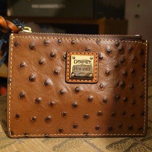 Dooney & Bourke Zip Top Card Case Wristlet